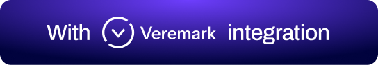 with veremark integration tag